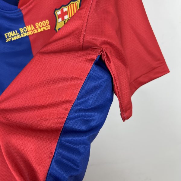 Barcelona UEFA Champions League Home Shirts 2008-09 Retro - Image 6