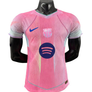 FC Barcelona Special Edition Shirt Pink 2025-26 Version Fans or Player - XXL