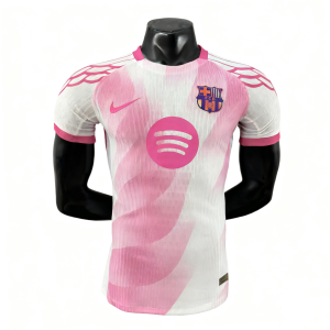 FC Barcelona Special Edition Shirt Pink White 2025-26 Version Fans or Player - XXL