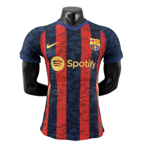 FC Barcelona Special Edition Shirt Red Blue 2025-26 Version Fans or Player - XXL
