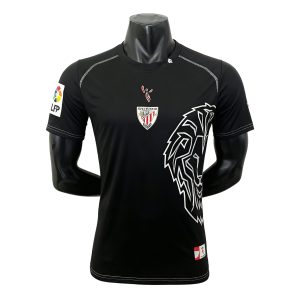 Retro Athletic Bilbao Black Shirt 2005-08 Version Fans - XL