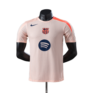 Barcelona 25/26 Pink Pre-match training Version Jersey - XL