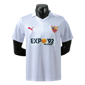 Retro Sevilla FC Home Shirt 1987-1990 Version Fans - XXL