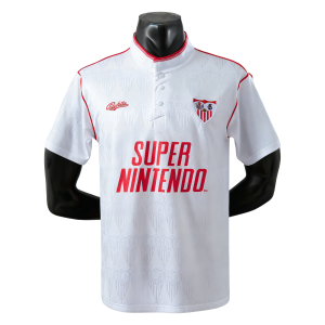 Retro Sevilla FC Home Shirt 1991-1992 Version Fans - XL