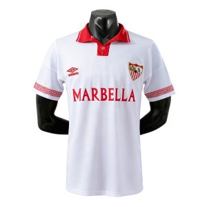 Retro Sevilla FC Home Shirt 1994-96 Version Fans - XXL