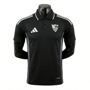 Sevilla FC POLO Black Shirt 2025-26 Version Fans - S