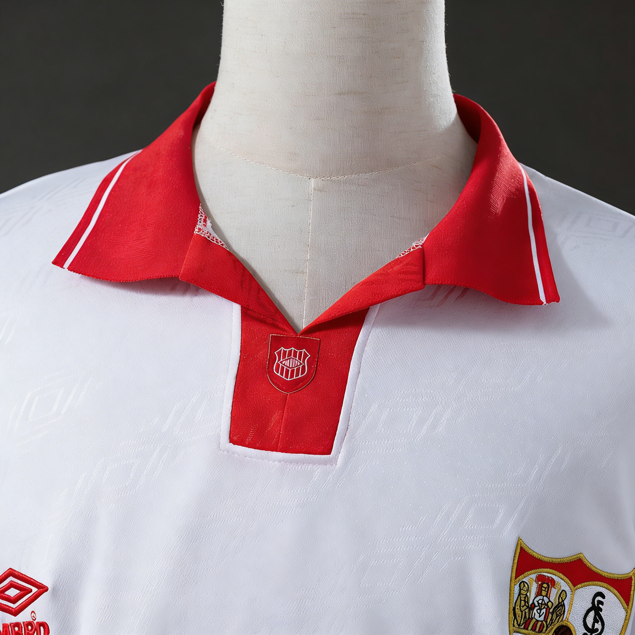 Retro Sevilla FC Home Shirt 1994-96 Version Fans - Image 3