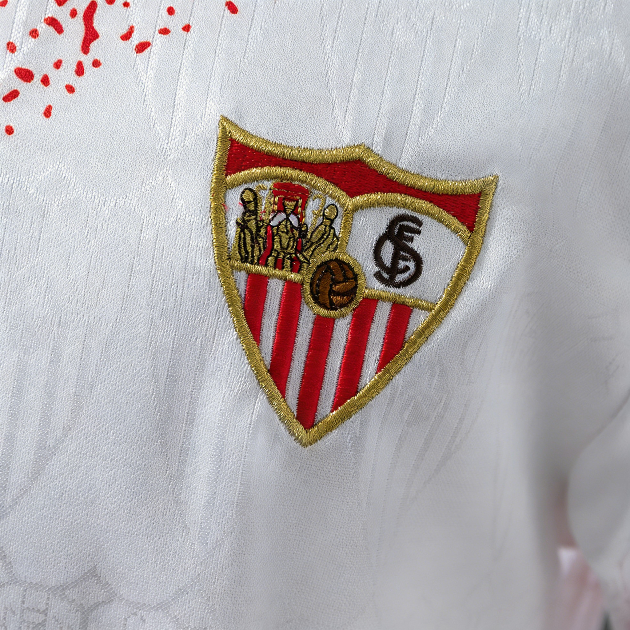 Retro Sevilla FC Home Shirt 1993-94 Version Fans - Image 5